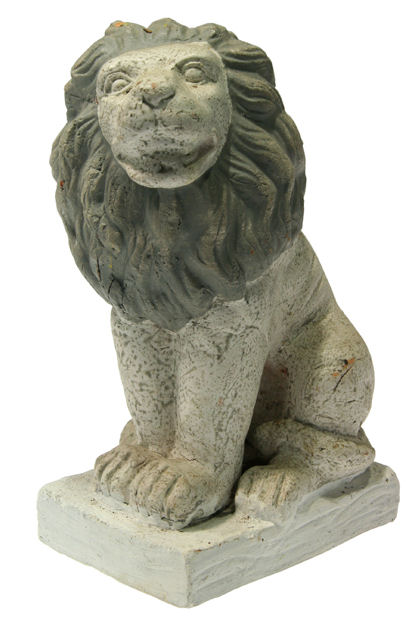 Dekofigur "little lion" 30cm, Keramik
